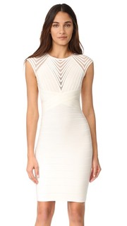 Платье Deanna с короткими рукавами Herve Leger