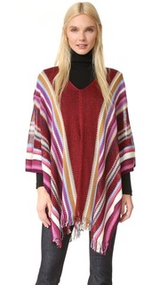 Пончо с зигзагообразным рисунком Missoni