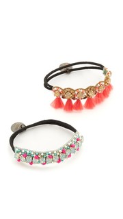 Deepa by Deepa Gurnani Tassel Ponytail Holders