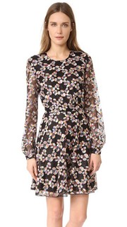 Кружевное платье с длинными рукавами Just Cavalli