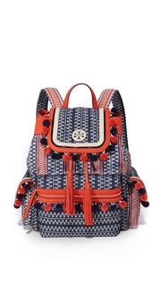 Нейлоновый рюкзак Scout с помпонами Tory Burch