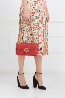 Кожаная сумка Marmont Gucci