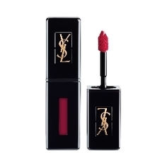 YSL Кремовый лак для губ с виниловым эффектом Vernis A Levres Vinyl Cream 406 Orange Electro 6 мл Yves Saint Laurent