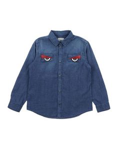 Джинсовая рубашка Fendi