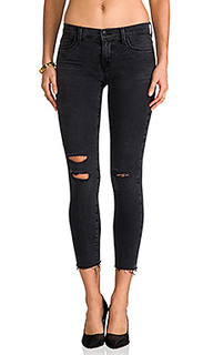 Укороченные джинсы средняя посадка - J Brand