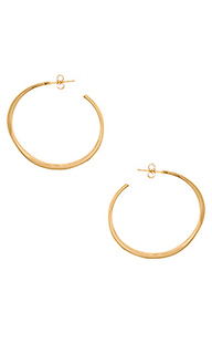 Серьги с большими кольцами arc - gorjana