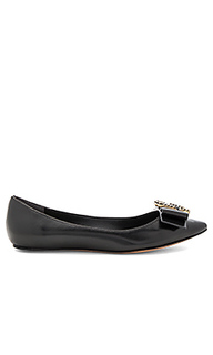 Interlock pointy toe ballerina flat - Marc Jacobs