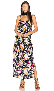 Dusk backless split maxi dress - AUGUSTE