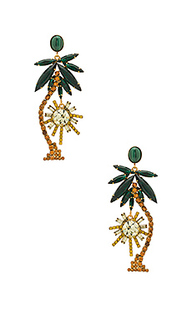 Palm tree earrings - Elizabeth Cole