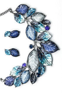 Комплект: серьги, колье ZAXA HADID