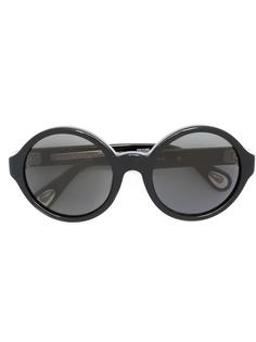 объемные солнцезащитные очки Linda Farrow