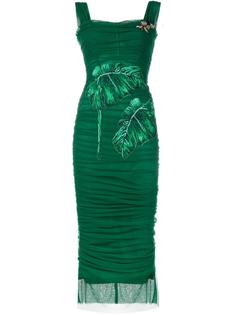 обтягивающее платье из тюля Dolce &amp; Gabbana