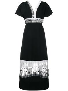 контрастное платье  Christopher Kane