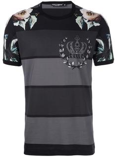 футболка с принтом короны Dolce &amp; Gabbana
