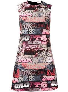 graffiti print dress Giamba