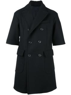 shortsleeved double-breasted coat Wooster + Lardini