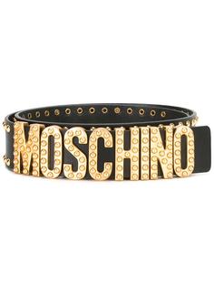 ремень с отделкой Moschino