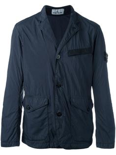 стеганая куртка с заплаткой с логотипом Stone Island