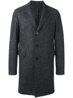 пальто с эффектом букле Emporio Armani