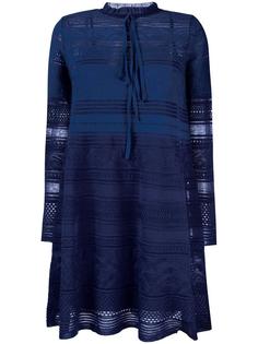 ruffled neck shift dress M Missoni