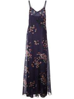 floral print maxi dress Rochas