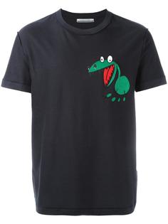 футболка с принтом динозавра Andrea Pompilio