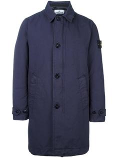 двухслойное полупальто на пуговицах Stone Island