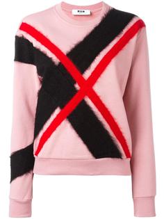 джемпер с полосами MSGM