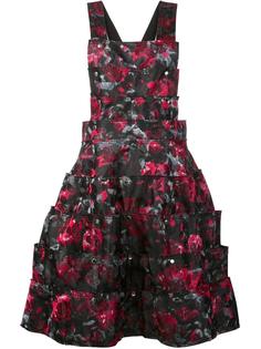 angular floral print dungarees Comme Des Garçons