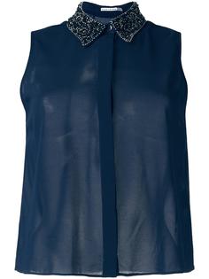 рубашка с декорированным воротником Alice+Olivia