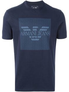 футболка с принтом логотипа   Armani Jeans
