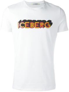 футболка с принтом логотипа Iceberg