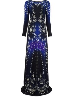 платье с принтом звезд Roberto Cavalli