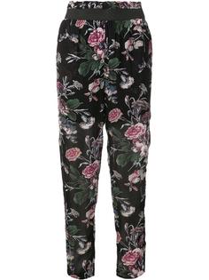 floral print cropped trousers Ganni