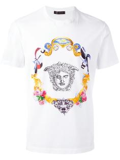 футболка с вышивкой Versace
