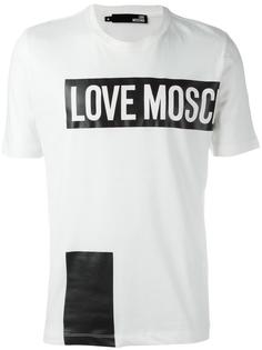 футболка с принтом логотипа Love Moschino