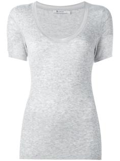 футболка с U-образным вырезом T By Alexander Wang