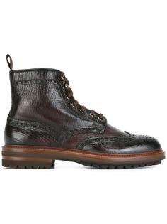 ботинки с перфорацией Santoni