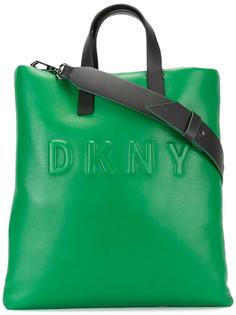 embossed logo tote DKNY