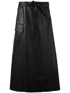 юбка с накладным карманом Helmut Lang