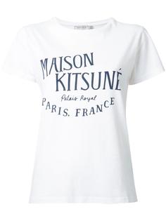 футболка с принтом Maison Kitsuné