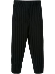 гофрированные бриджи Homme Plissé Issey Miyake