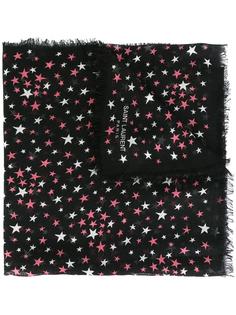 большой шарф с рисунком 'Étoiles' Saint Laurent