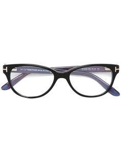 очки в квадратной оправе Tom Ford Eyewear