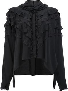 блузка с длинными рукавами и рюшами Faith Connexion