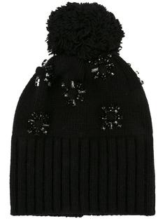 шапка с элементами цветов Le Chapeau