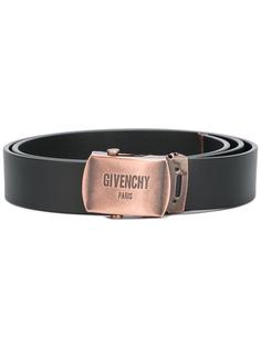 ремень с тисненым логотипом Givenchy
