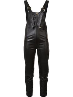 leather biker dungarees Chloé