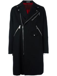 пальто в байкерском стиле Dior Homme
