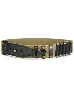 ремень с эффектом змеиной кожи  Dsquared2